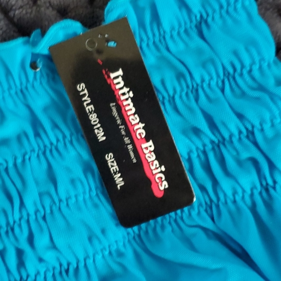 NWT blue ruffle thong size M/L - Picture 2 of 3